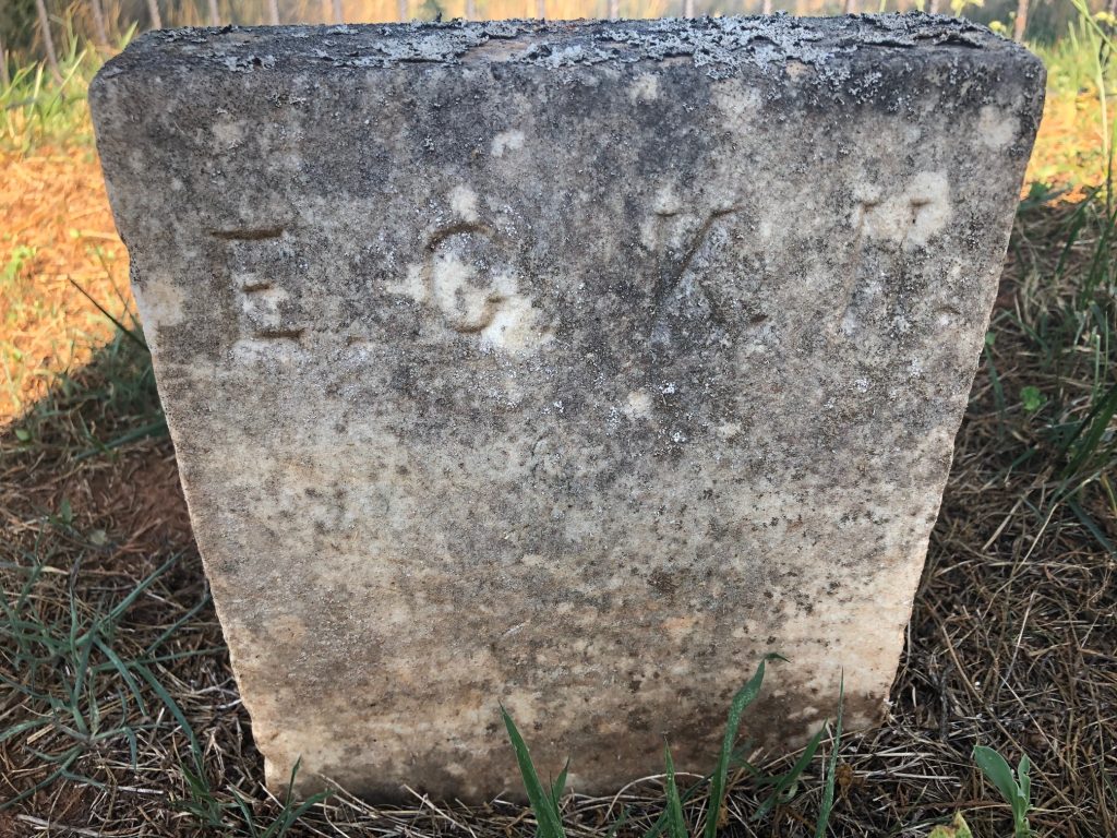 Elizabeth Cordelia Nelms Nance Footstone