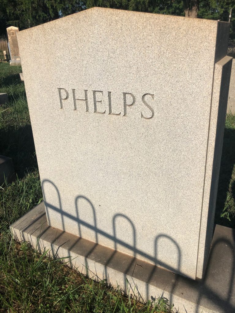James Key Phelps Headstone Front