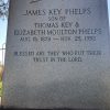James Key Phelps Headstone Reverse