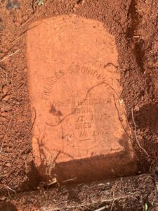First glimpse in the ground